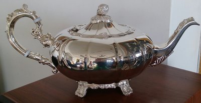 212 高級英國鍍銀壺 Plated Teapot, Vintage Teapot, Antique Style