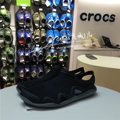 新款 Crocs卡駱馳男鞋激浪酷網涉水鞋沙灘鞋洞洞涼鞋大碼205701