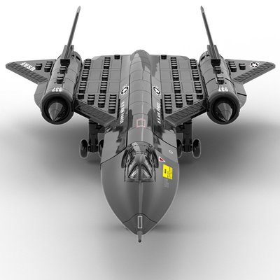 【積木班長】4005 SR71 黑鷹偵查機 黑鳥真查機 美軍空軍配件飛機戰鬥機軍事萬格/相容樂高LEGO積木