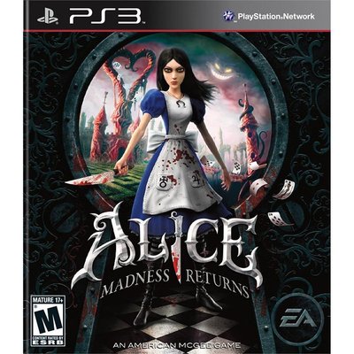全新未拆 PS3 愛麗絲驚魂記 瘋狂再臨 (附一代下載) Alice: Madness Returns-英文美版-