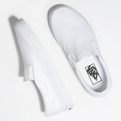 CHIEF’ VANS 美版 SLIP-ON 懶人鞋 白色 全白 帆布 基本款 經典款 US4.5~12 男女