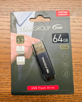 [無底價] TEAM 十銓 C211 64G USB 3.2 隨身碟