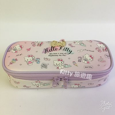 [Kitty 旅遊趣] 雙層筆袋 Hello Kitty 鉛筆盒 凱蒂貓 禮物