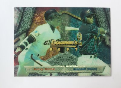 MLB 1994  Bowman's Best  Barry Bonds VS Rondell White 雙人卡
