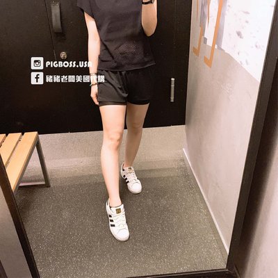【豬豬老闆】ADIDAS CHILL SHORT W 黑色 透氣 排汗 跑步 運動短褲 兩件式 女款 EI6376