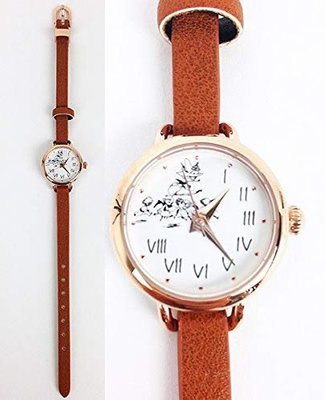 日本正版 Fieldwork 慕敏 嚕嚕米 MOM-03-3 阿金 女用 手錶 腕錶 女錶 皮革錶帶 日本代購
