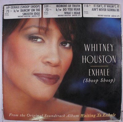 《二手美版單曲黑膠》Whitney Houston – Exhale (Shoop Shoop)