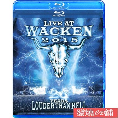 發燒CD 2015德國瓦肯音樂節 LIVE AT WACKEN 2碟藍光25G
