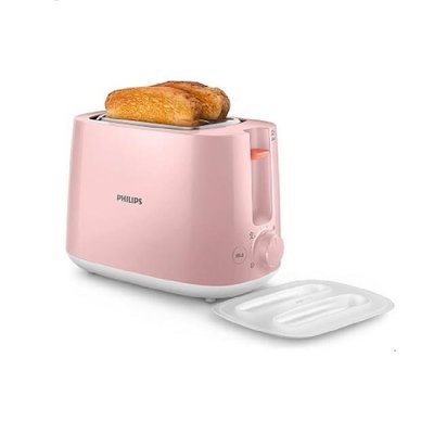 飛利浦 PHILIPS 電子式 智慧型 烤土司機 烤麵包機 瑰蜜粉 HD2584