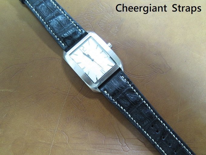 Cerruti鱷魚皮手工錶帶Cerruti 1881 crocodile strap Cheergiant Straps | Yahoo奇摩拍賣