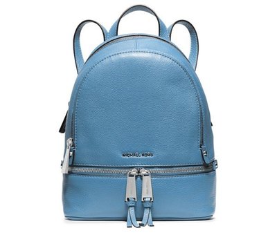 美國名牌Michael Kors Rhea Zip Backpack專櫃款皮質後背包(迷你)現貨在美特價$5680含郵