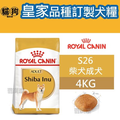 寵到底-ROYAL CANIN法國皇家BHN品種訂製系列【S26柴犬成犬】4公斤