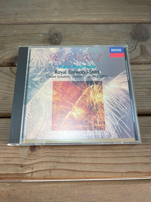 古典CD  韓德爾：水上音樂、皇家煙火-組曲HANDEL：Water Music & Royal Fireworks-Suites