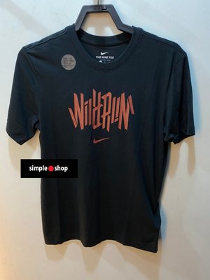 【Simple Shop】NIKE DRI-FIT 跑步短袖 Wild Run 運動短袖 黑 男款 CW0950-010