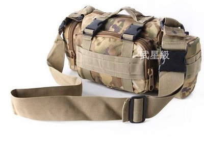 台南 武星級 多用途 3P 小腰包 多地形(槍盒 槍箱 槍袋 槍包 旅遊 露營 肩包 書包 背包 生存遊戲 軍事風 迷彩