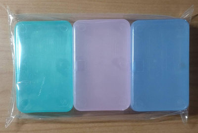 [現貨] 神奇寶貝 寶可夢加傲樂 pokemon gaole 卡匣 綠 粉紅 藍色 三個合售塑膠製小卡盒 [一個卡盒最多可以裝5個卡匣]