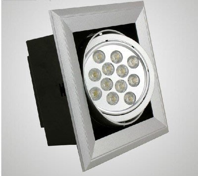 LED崁燈 LED AR111方形崁燈/投射燈/盒燈/方形盒燈 盒裝2燈 12Wx2