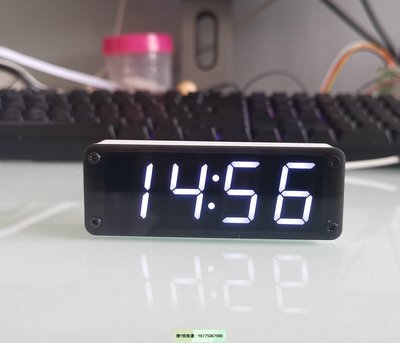 特賣 ”WIFI網絡對時數字時鐘 智能鬧鐘 計時器 自動調光 全球時區 OTA