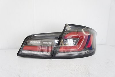 ~~ADT.車燈.車材~~BMW F10 類G30 LCI小改款樣式 全LED光柱 透明殼黑底 後燈 尾燈 流水燈 跑馬