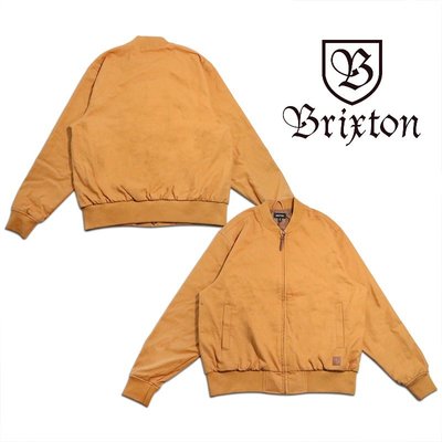 Cover Taiwan 官方直營 Brixton 嘻哈 滑板 工裝夾克 工裝 工作外套 MA1 駝色 卡其色 (預購)