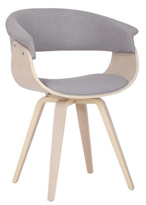 【風禾家具】GF-469-2@MK北歐風洗白淺灰色布餐椅【台中市區免運送到家】書椅 實木餐椅 休閒椅 布餐椅 傢俱