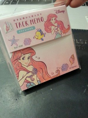 花見雜貨~日本製全新正版DISNEY迪士尼公主系列Ariel小美人魚便利貼