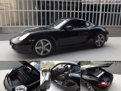 【Maisto 精品】1/18 Porsche Cayman S 保時捷 超級跑車~全新品黑色;特惠價~!!