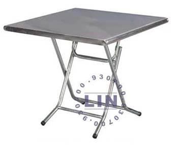 【品特優家具倉儲】@R316-04餐桌白鐵桌不鏽鋼桌餐桌3*2尺