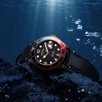 【時光鐘錶公司】ROMAGO 雷米格 RM106-RDBU 限量青銅錶 潛水機械錶 可樂圈 機械錶男錶手錶生日禮物