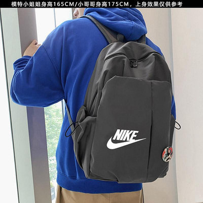 籃球包NIKE耐克雙肩包初中高中生大容量書包籃球包運動包情侶款輕便背包