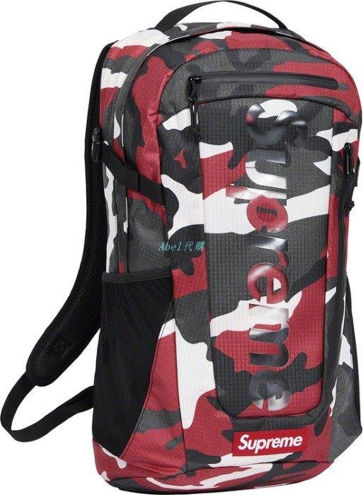 Abel代購2021SS Supreme backpack 50TH 後背包開季商品4色紅迷彩黑色
