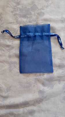 【紫晶小棧】ALBION 奧碧虹 束口袋 收納袋 整理 分類 品牌收藏 飾品收納 化妝品納 (現貨2個)