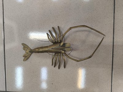 銅泰國蝦 長臂大蝦 銅雕 銅蝦