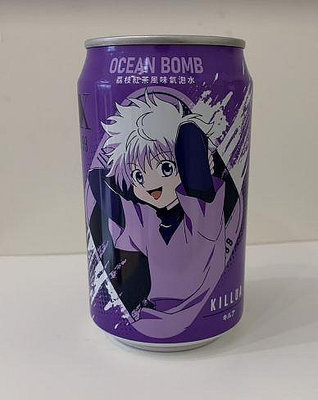 【享吃零食】Ocean Bomb HUNTER×HUNTER獵人 荔枝紅茶風味氣泡水(KILLUA奇犽)