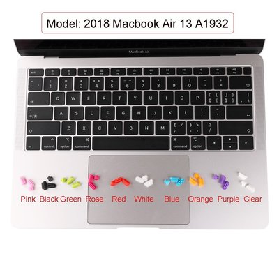 橡膠防塵塞 Macbook Air 13.3 Pro 13 15 16 適用於2016-2020年發布的蘋果筆電 保護塞