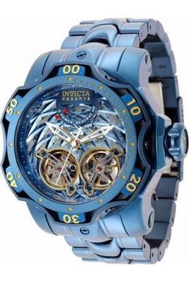《大男人》invicta venom #5992藍鋼雙芯機械錶