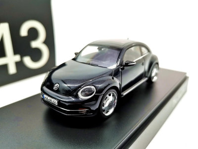 【熱賣精選】汽車模型 車模 收藏模型1/43 The Beetle 大眾甲殼蟲 合金汽車模型