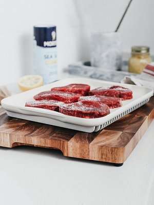 “正品”杉山金屬日本進口鋁合金急速解凍板牛排化肉快速解凍盤冰箱冷凍盤