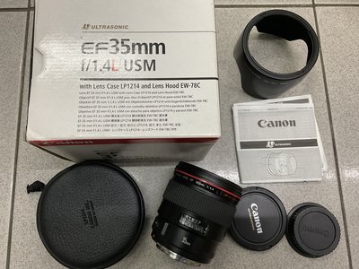[保固一年] [高雄明豐] Canon EF 35mm f1.4 L USM  定焦鏡  便宜賣 [K1714]