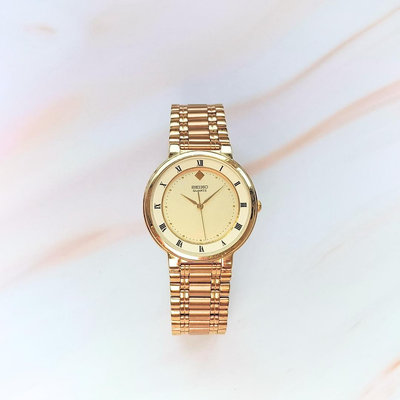 SEIKO 精工古董錶 QUARTZ 7N01-6A4A 31mm 石英女錶 vintage watch