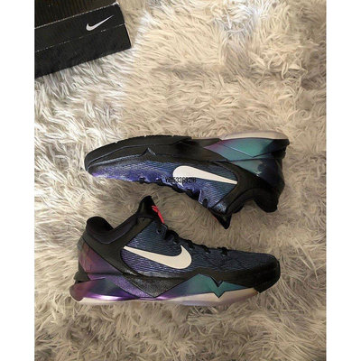 Nike Kobe 7 lnvisidility Cloak 黑紫/綠松藍 籃球 ZK7 科比7 488371-104潮鞋