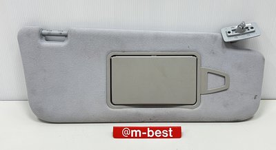 BENZ W211 S211 2003-2008 遮陽板 化妝鏡 單層 (灰色) (右邊.乘客邊) 2118101010