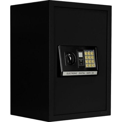 可自取- [ 家事達] ]TRENY- 電子式保險箱-大 (黑)/個 特價 金庫/現金庫/保險箱/管理箱