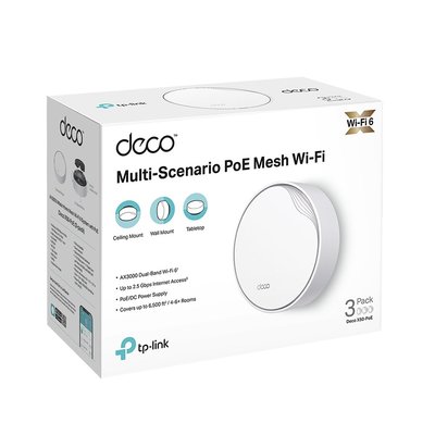 1入公司貨~TP-Link Deco X50-PoE AX3000 wifi6雙頻 2.5G PoE供電 路由器 分享器