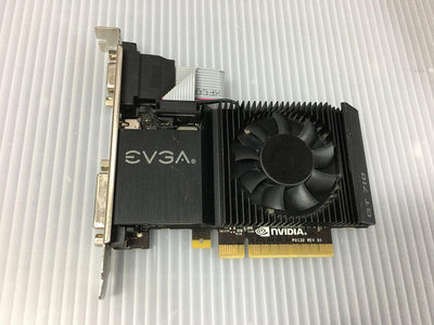 電腦雜貨店→EVGA 艾維克GT710 2GB DDR3 顯示卡 二手良品 $300