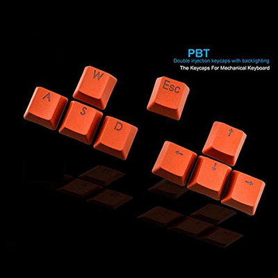 雙色PBT9鍵透光鍵帽WASD方向ESC透光PBT機械鍵盤貓爪鍵帽