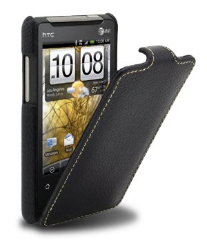 【Melkco】出清現貨 下翻黑HTC宏達電 HD Mini Aria 3.2吋真皮皮套保護殼保護套手機殼手機套