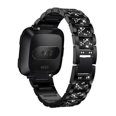 適用Fitbit Versa / Versa 2智能手表替換表帶 鑲鉆表帶 表帶