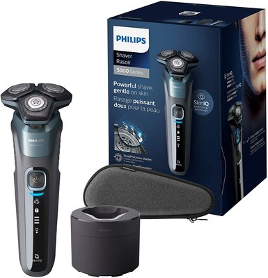 2021新款 PHILIPS 飛利浦 S5586/50 電動刮鬍刀 充電式 國際電壓 附洗淨器