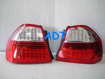 ~~ADT.車燈.車材~~BMW 新 3 系列 E90 紅白晶鑽LED尾燈一組 DEPO製造